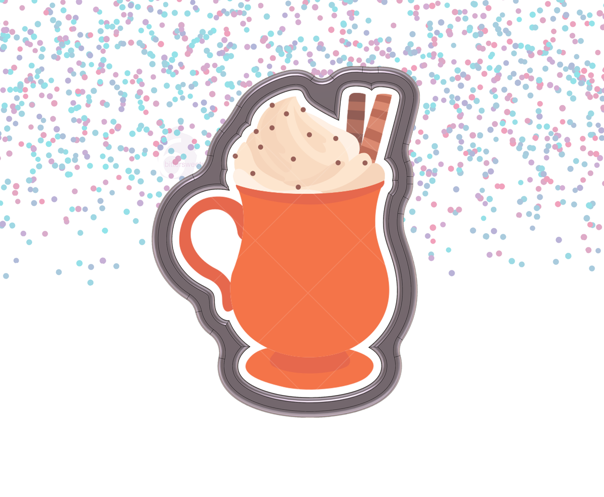 DIGITAL STL Download For Autumn Coffee Mug 1 Cookie Cutter