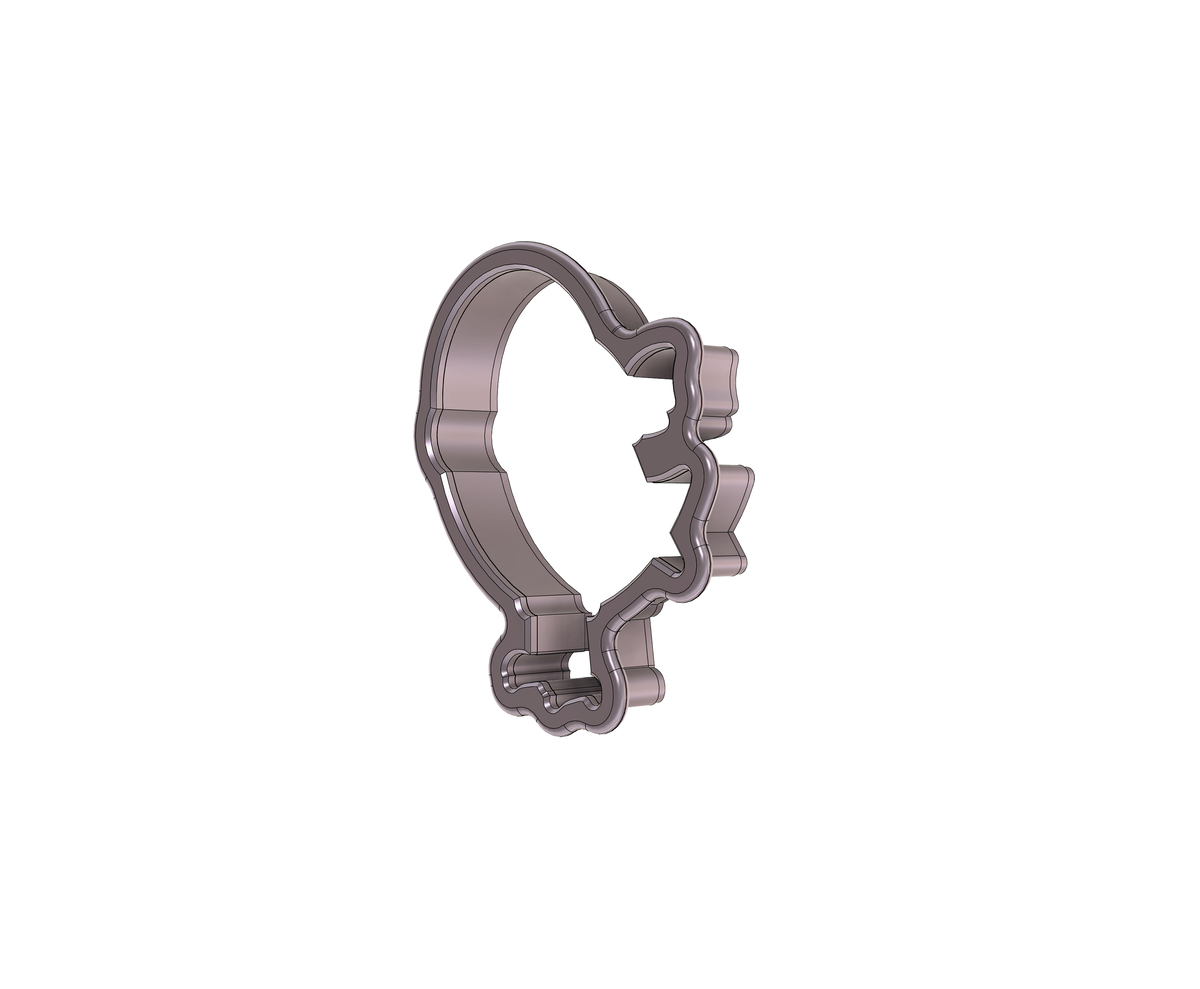 Bird With Scarf Cookie Cutter