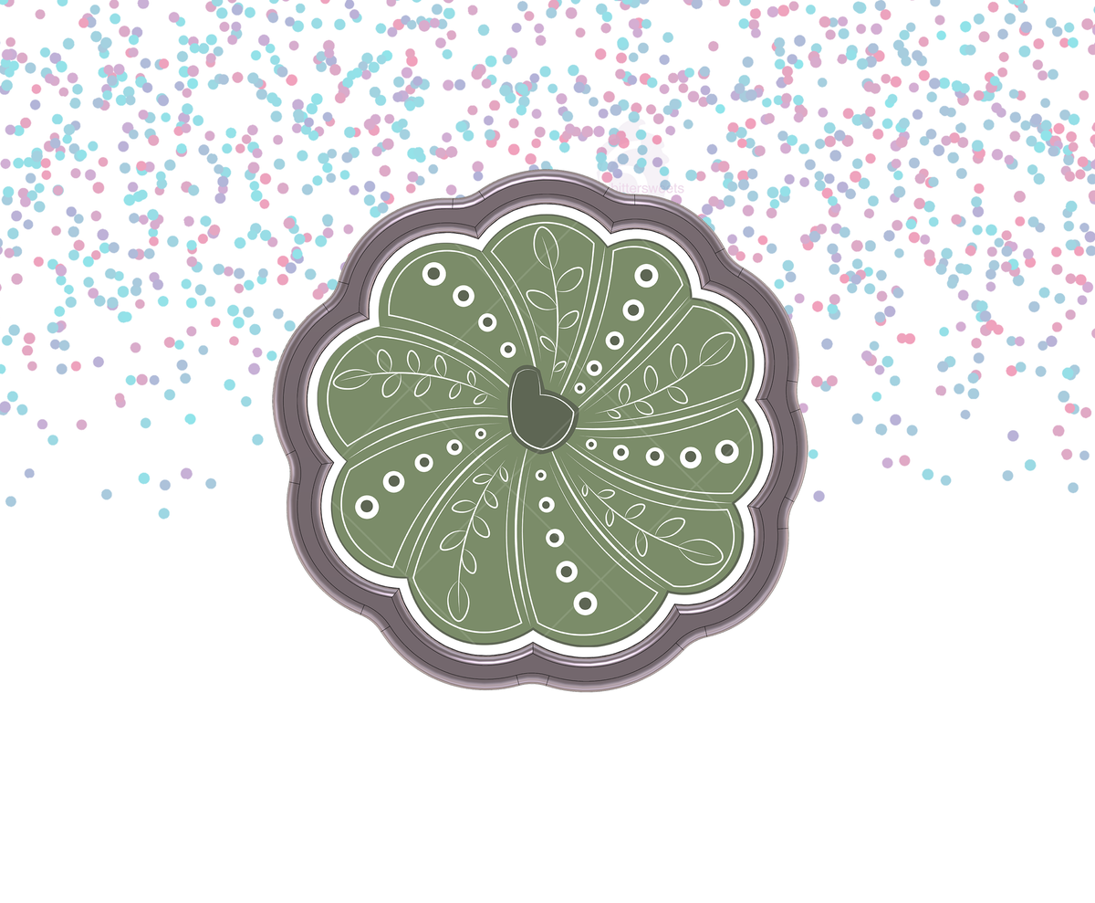 DIGITAL STL Download For Boho Pumpkin 1 Cookie Cutter