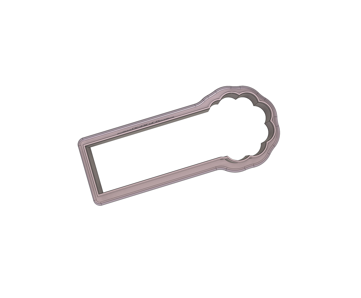 DIGITAL STL Download For Boho Pumpkin Name Plaque 1 Cookie Cutter