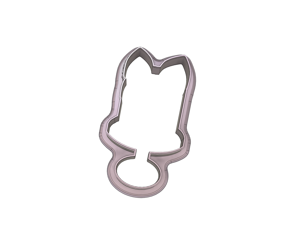 Cake With Bow On Stand 1 Cookie Cutter