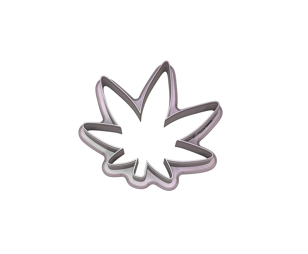 Cannabis Leaf Cookie Cutter