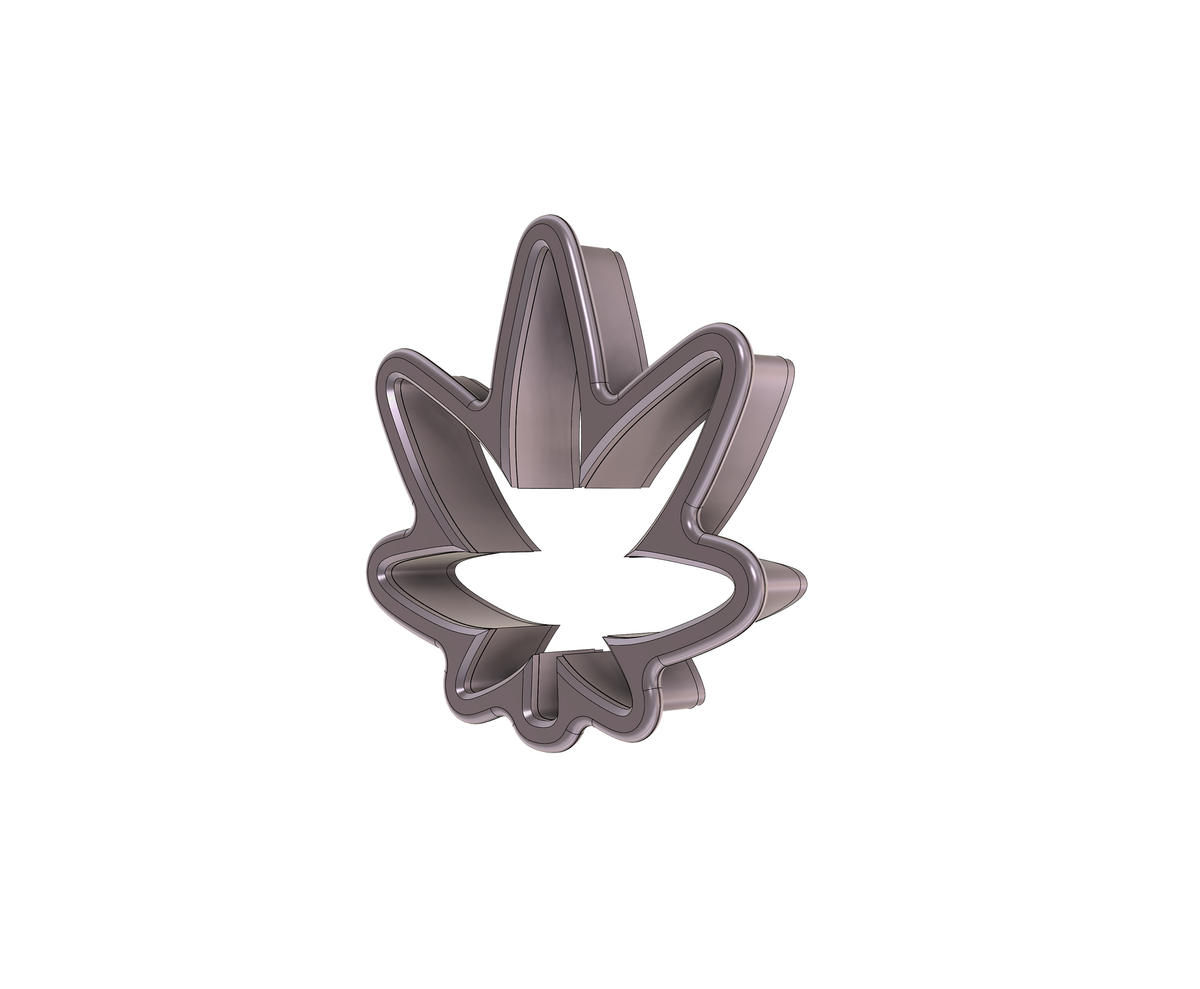 Cannabis Leaf Cookie Cutter