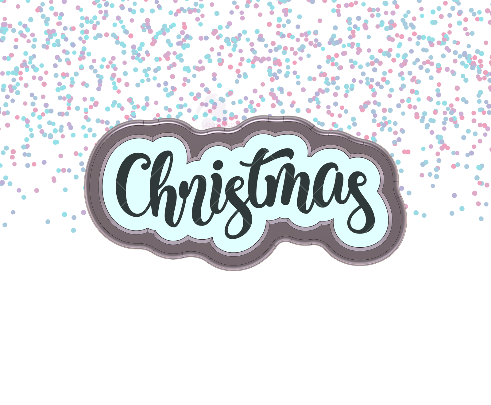 Christmas 1 Lettered Cookie Cutter