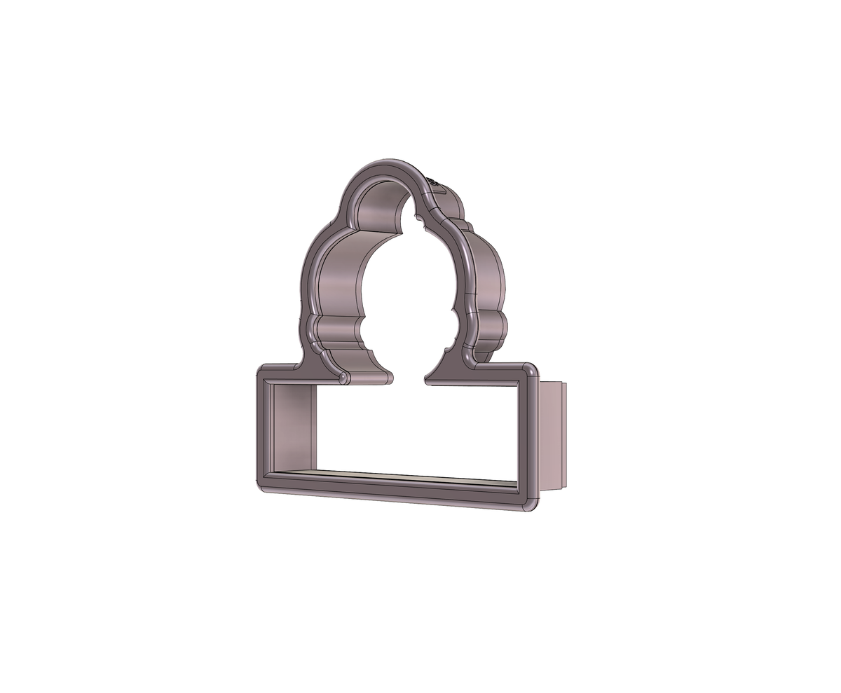 Cute Mrs Claus Plaque Cookie Cutter