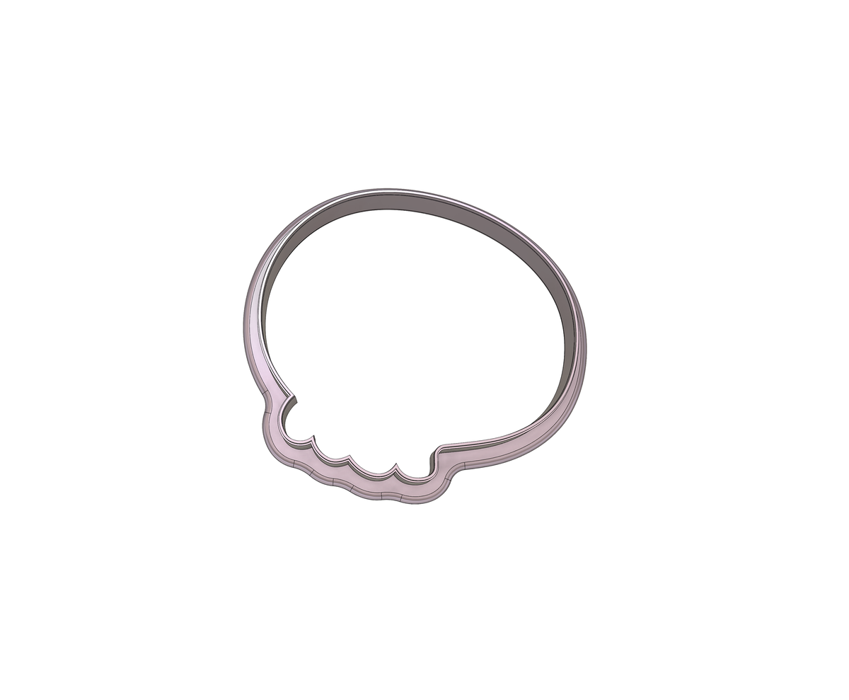 DIGITAL STL Download For Cute Skull 1 Cookie Cutter