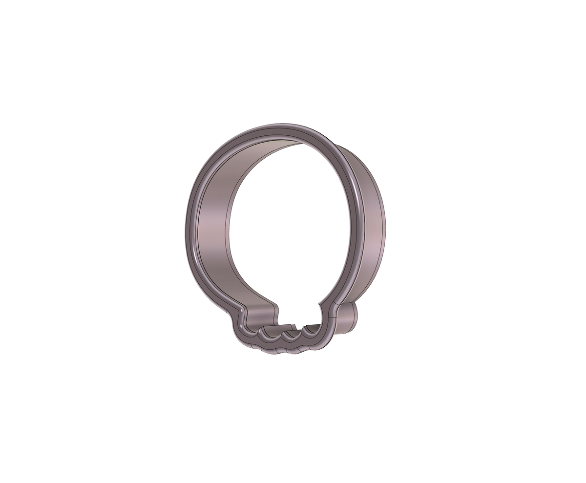 DIGITAL STL Download For Cute Skull 1 Cookie Cutter