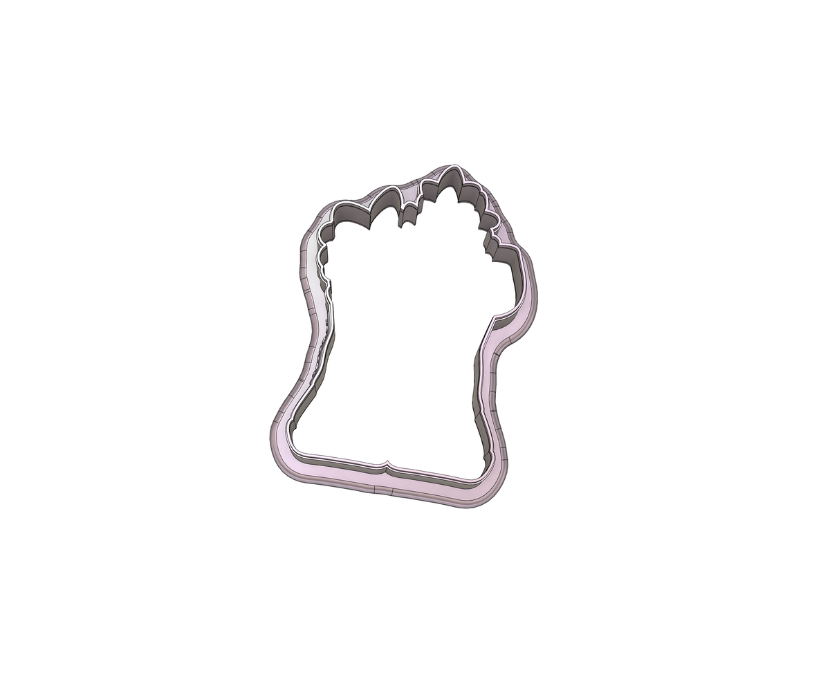 Fall Boots With Leaves Cookie Cutter