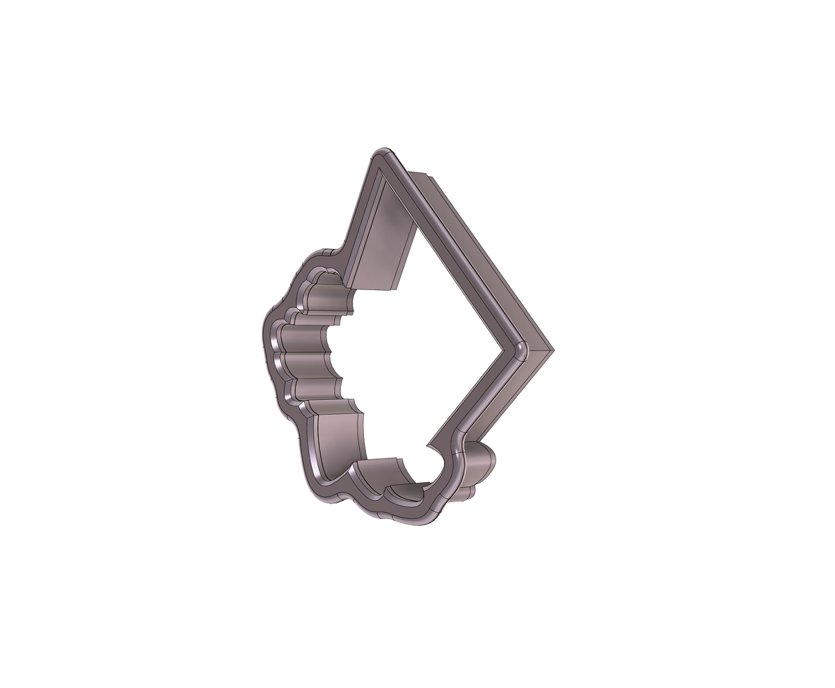 Floral Geometric Plaque 2 Cookie Cutter