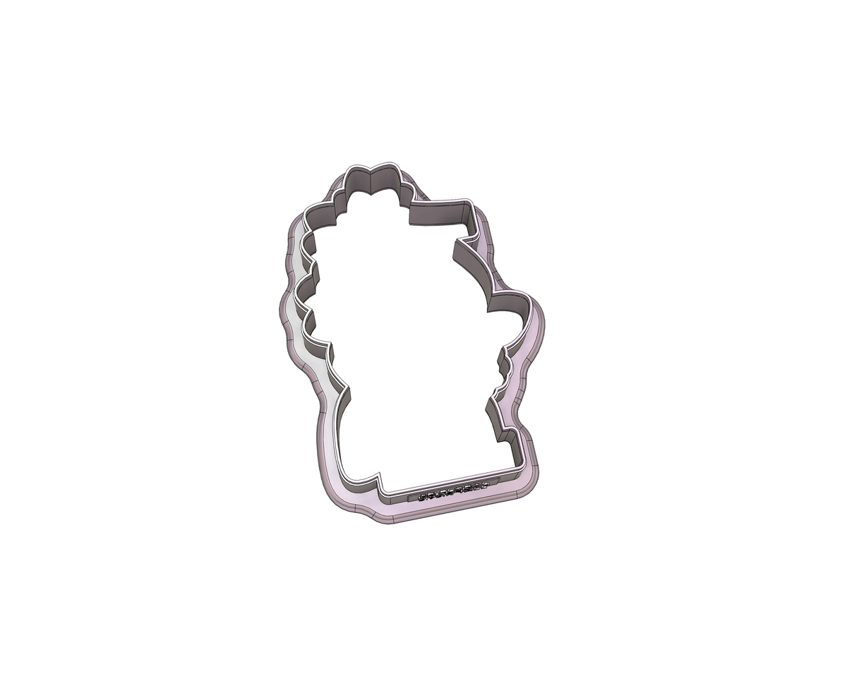 Floral Number 1 1 Cookie Cutter