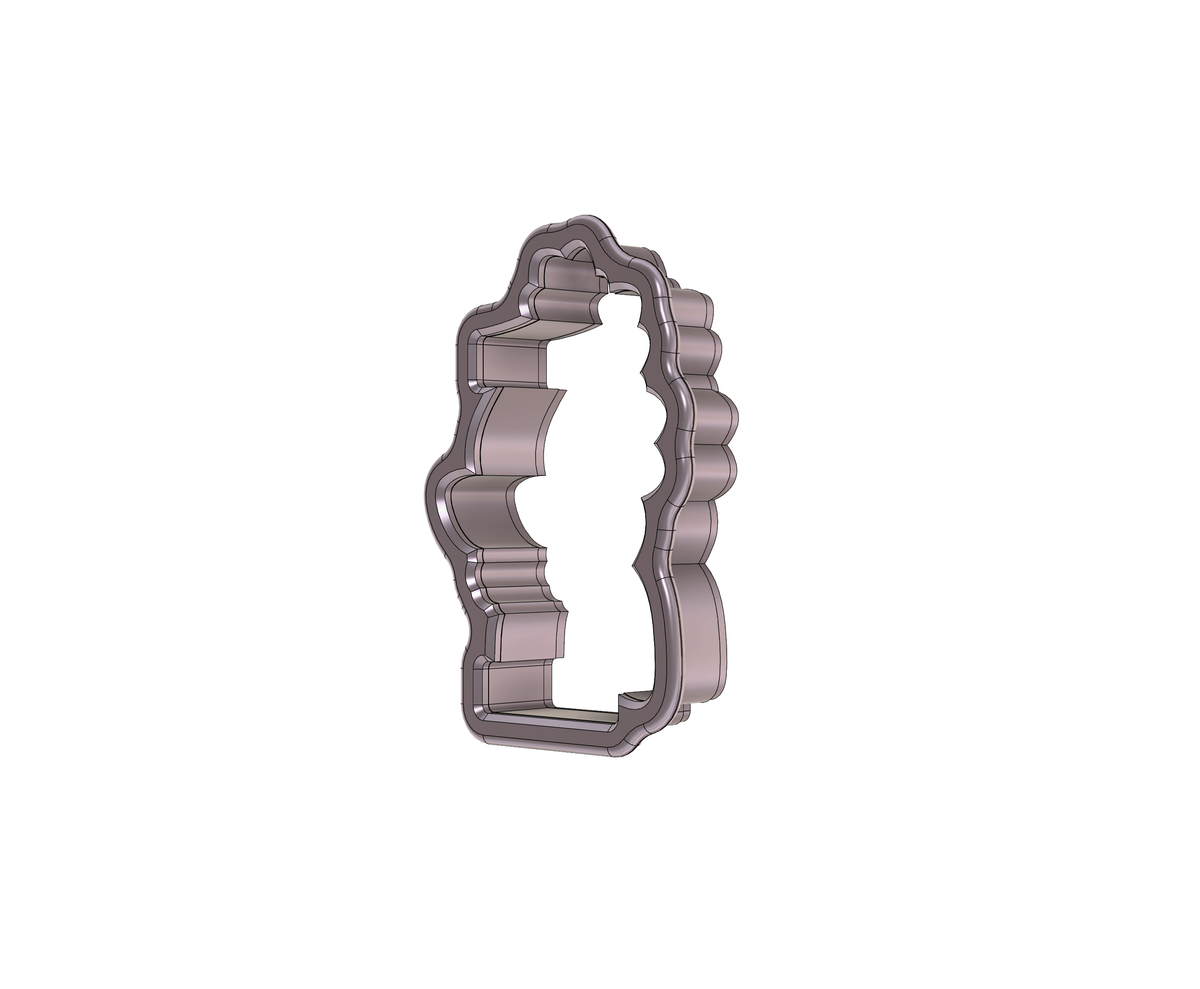 DIGITAL STL Download For Floral Number 1 1 Cookie Cutter