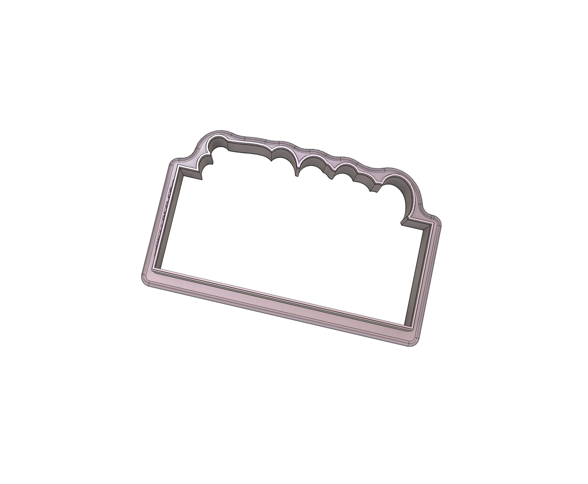 Grateful For Lettered Plaque Cookie Cutter