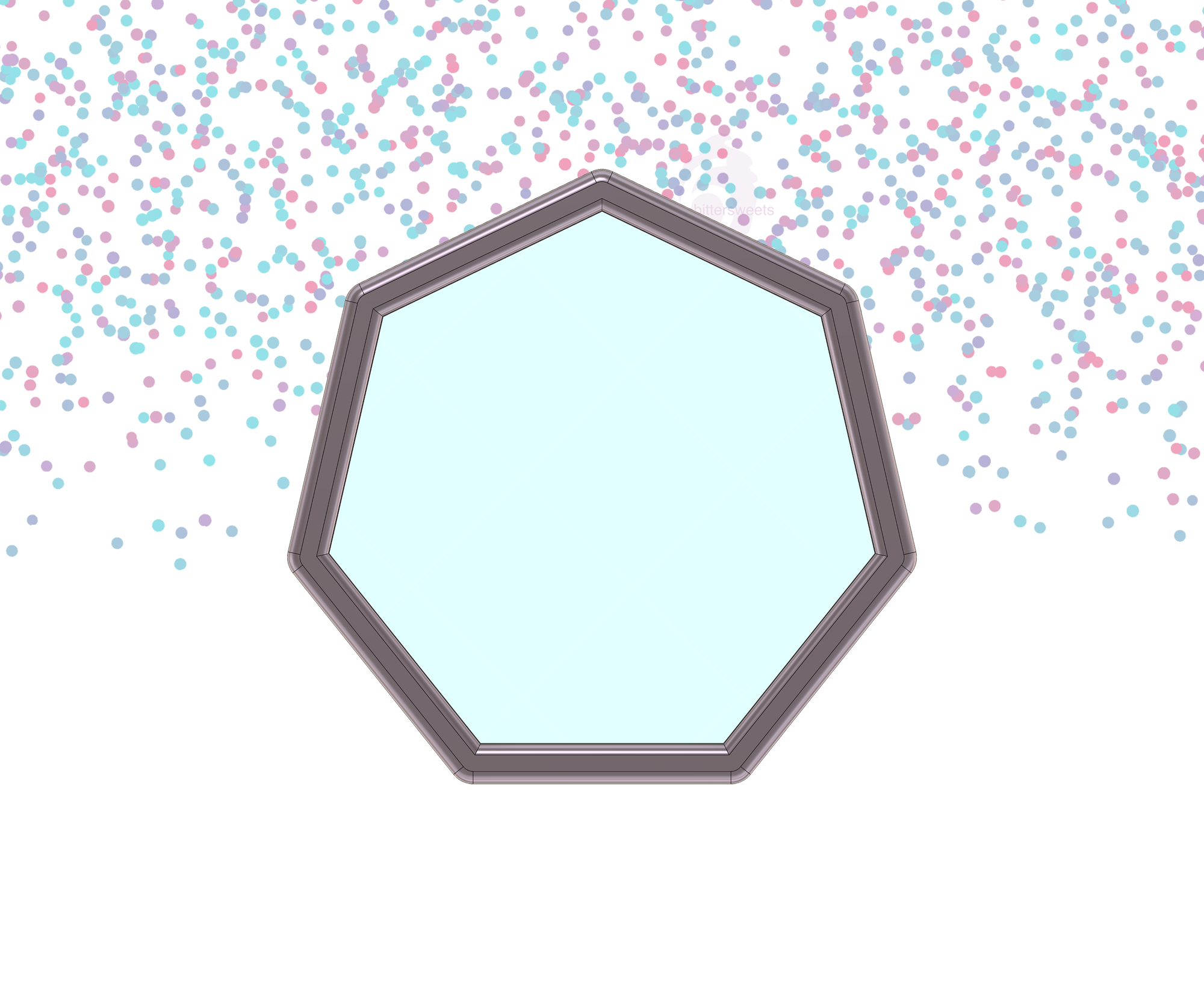 DIGITAL STL Download For Heptagon Cookie Cutter