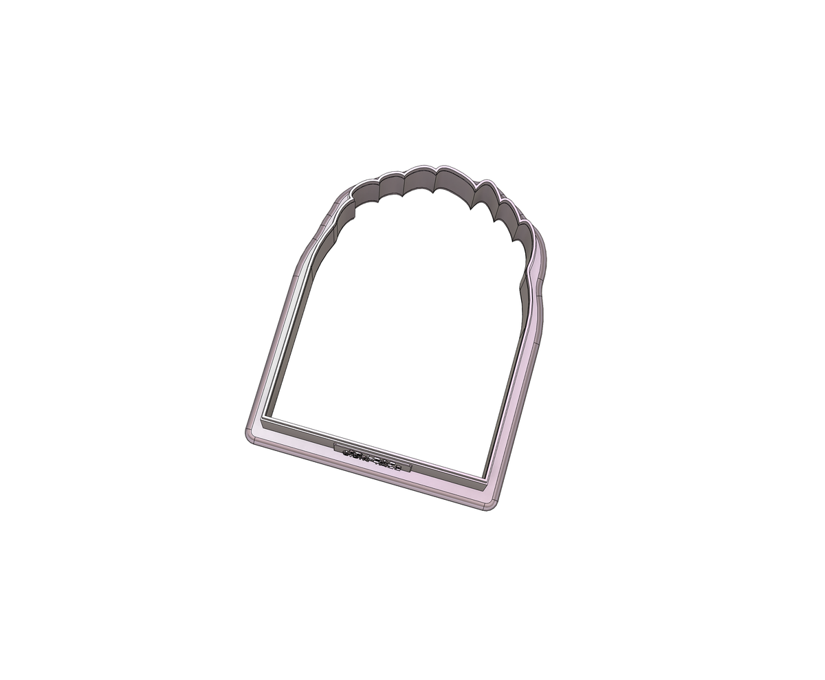 Leaf Arch Plaque 2 Cookie Cutter