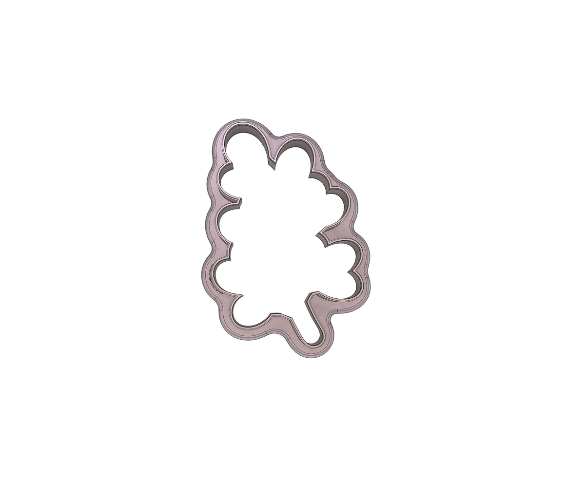 DIGITAL STL Download For Leaf Branch 12 Cookie Cutter
