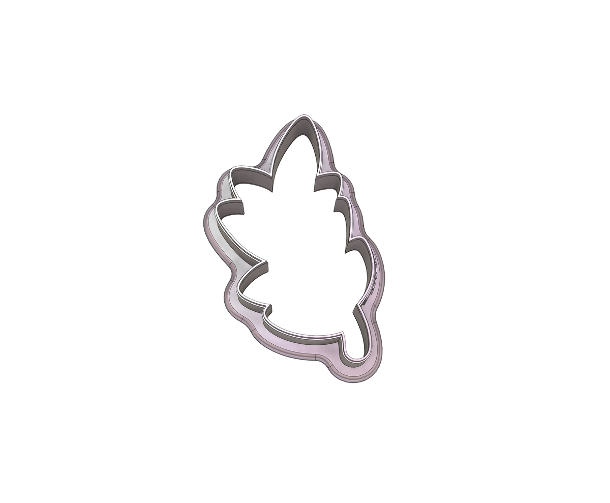 DIGITAL STL Download For Leaf Branch 9 Cookie Cutter
