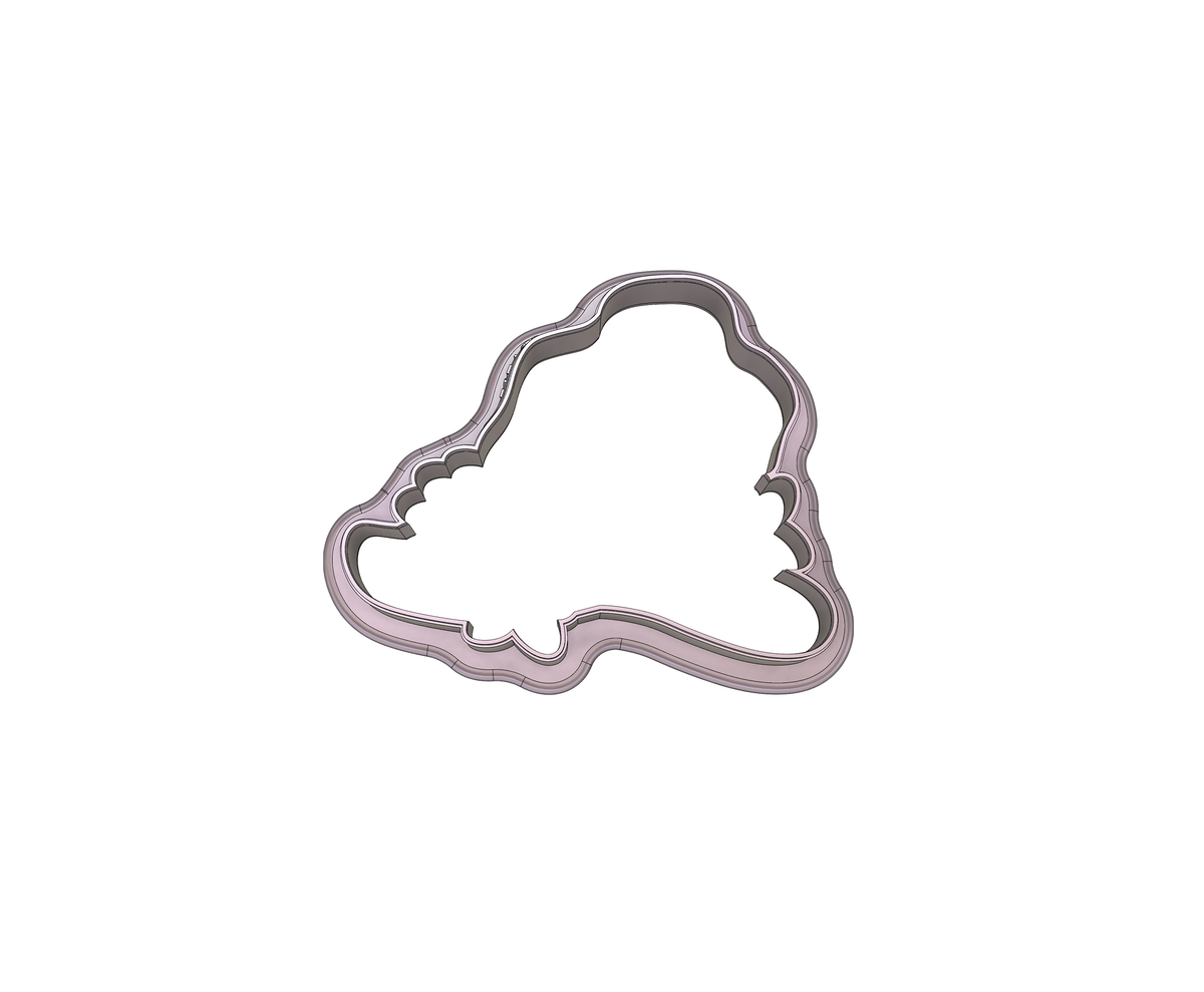 DIGITAL STL Download For Leaf Witch Hat 1 Cookie Cutter