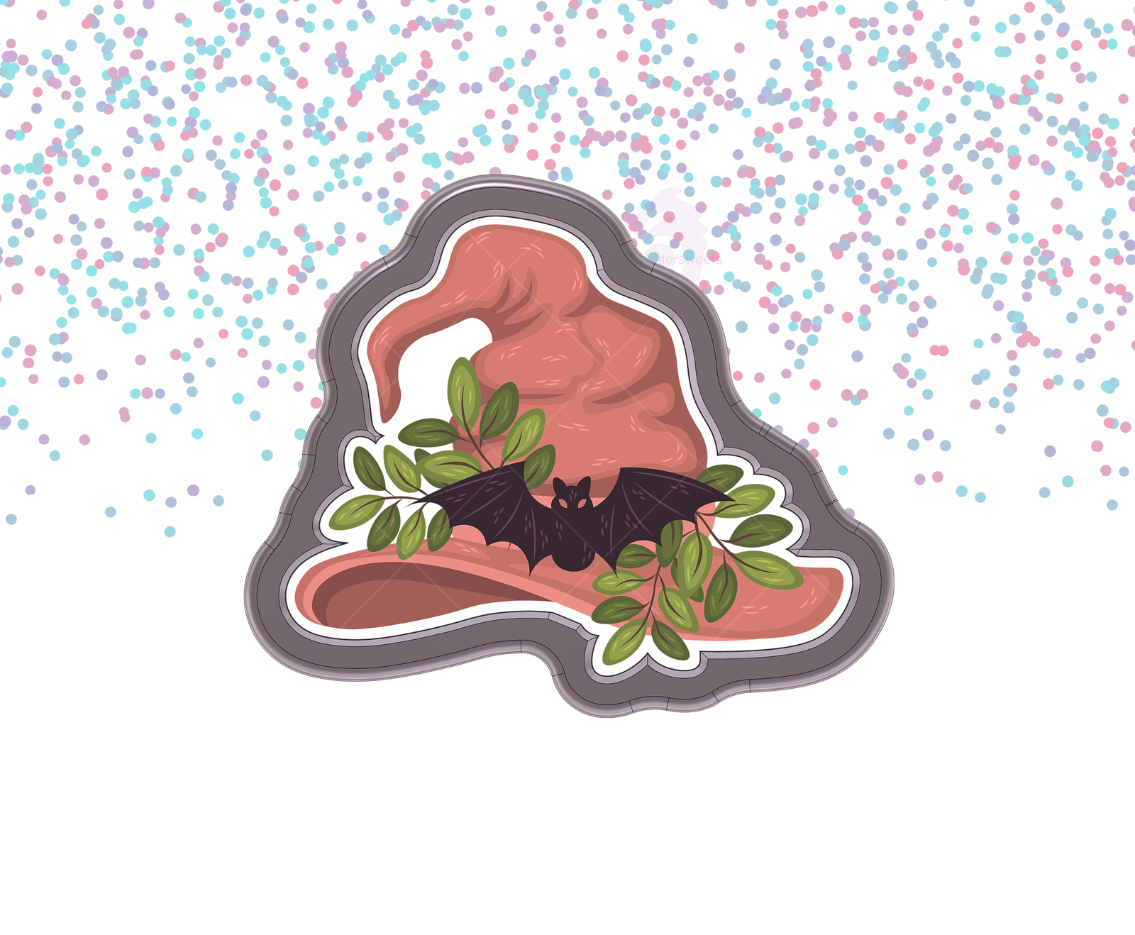 Leaf Witch Hat 1 Cookie Cutter