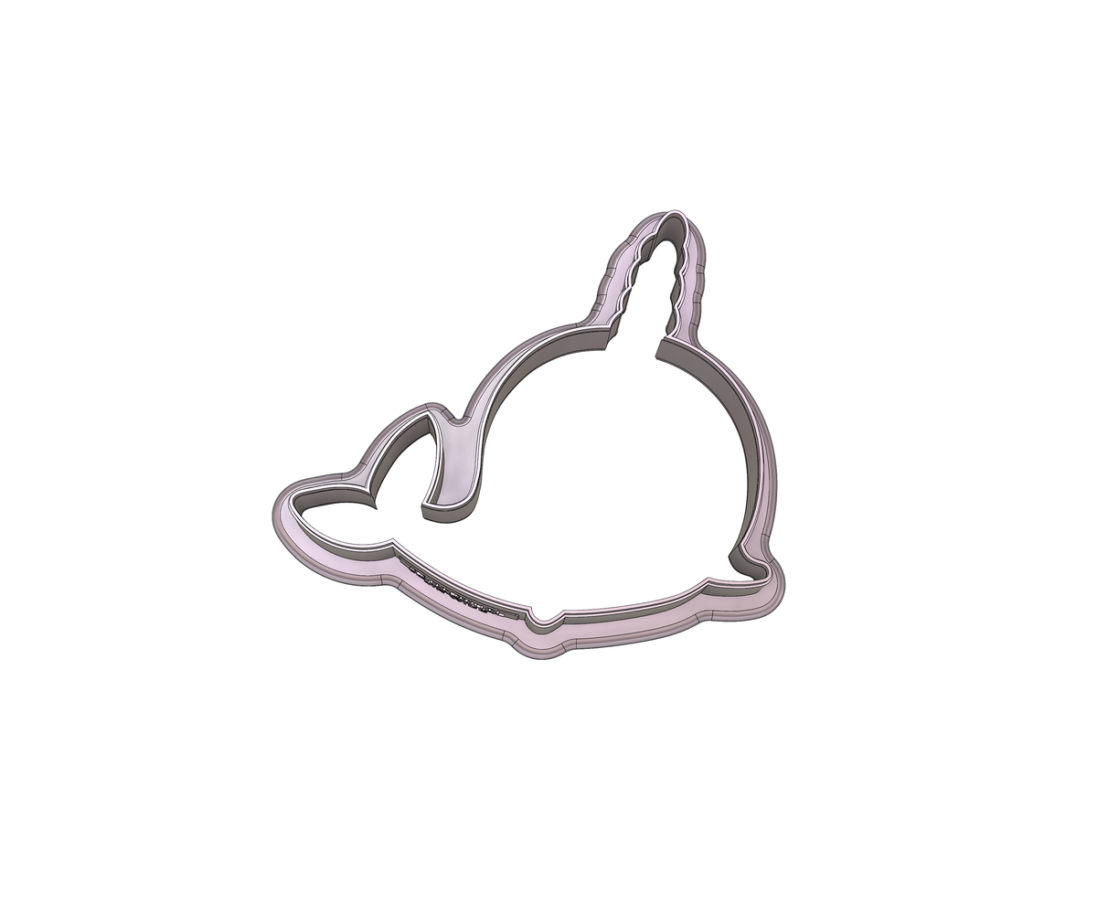 DIGITAL STL Download For Narwhal 1 Cookie Cutter