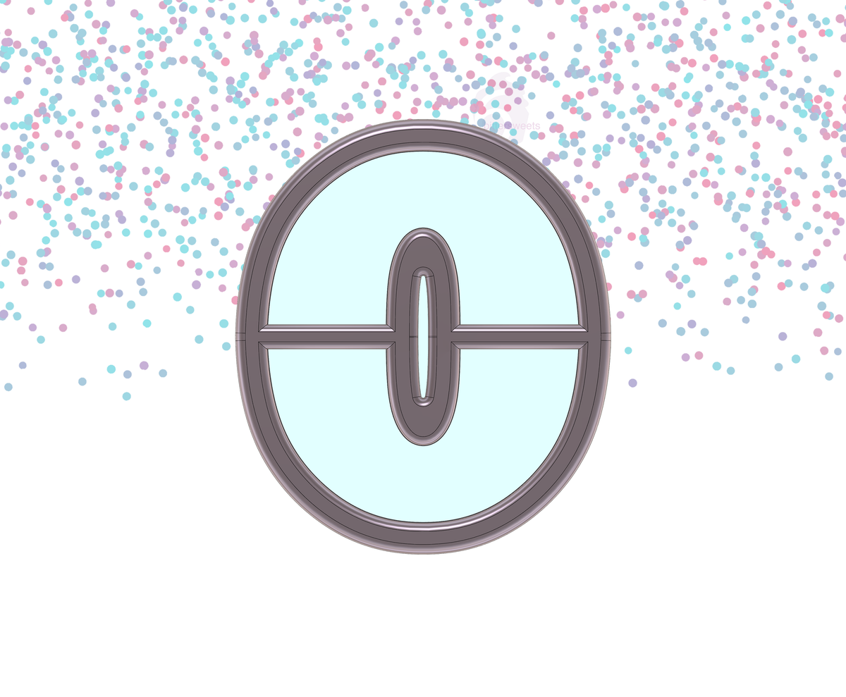DIGITAL STL Download For Number 0 Cookie Cutter