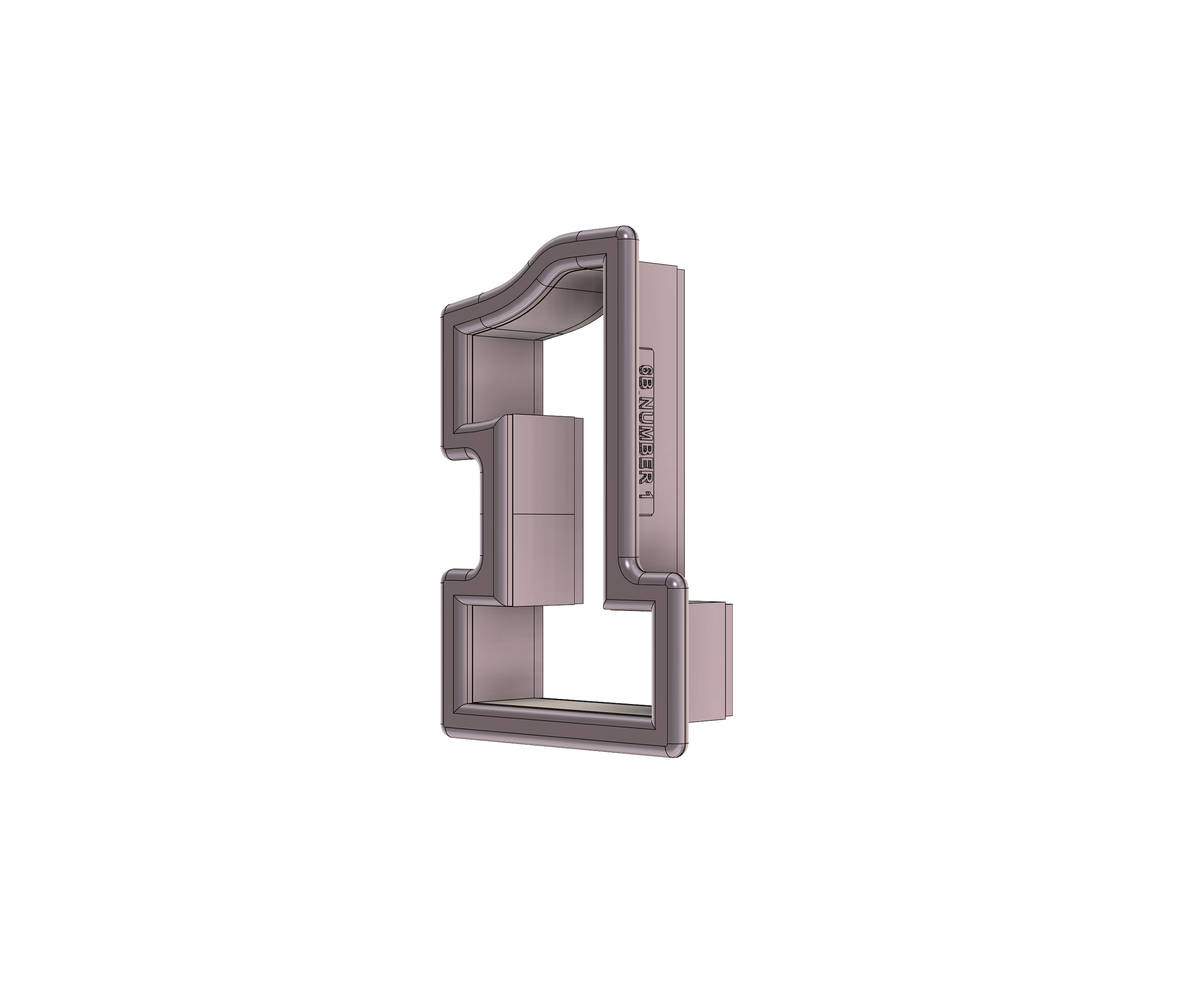 Number 1 Cookie Cutter