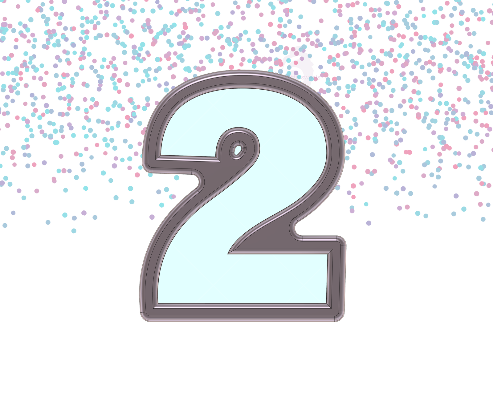 Number 2 Cookie Cutter