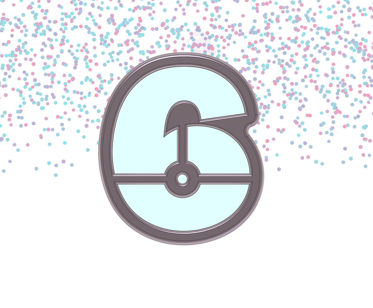 DIGITAL STL Download For Number 6 / 9 Cookie Cutter
