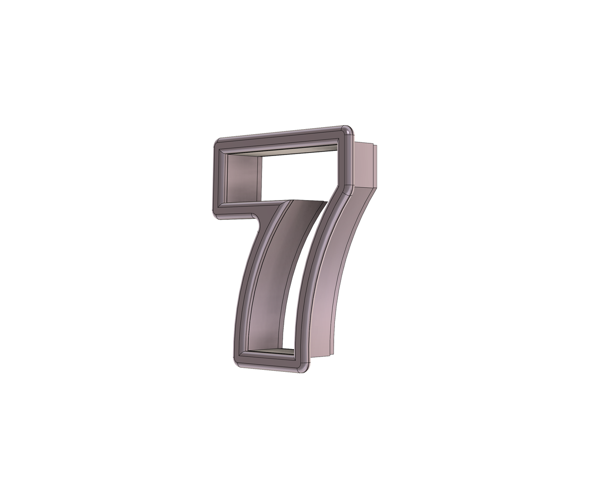 Number 7 Cookie Cutter