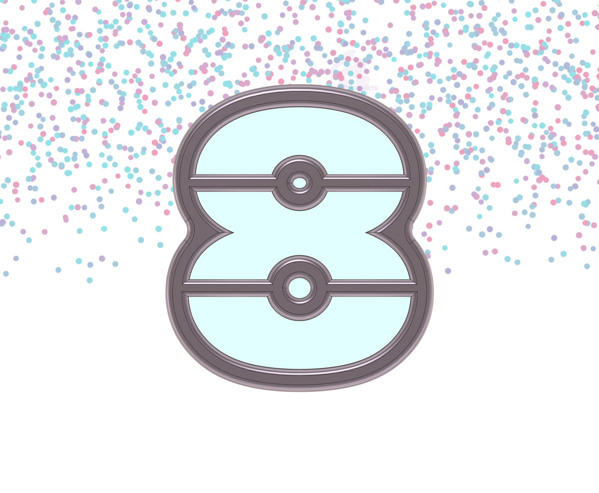 Number 8 Cookie Cutter