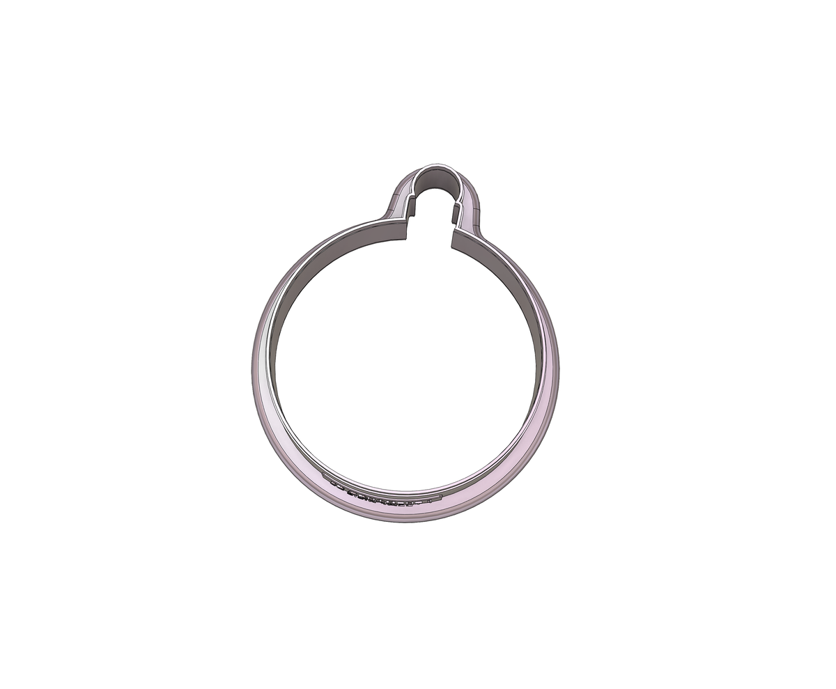 DIGITAL STL Download For Ornament 1 Cookie Cutter