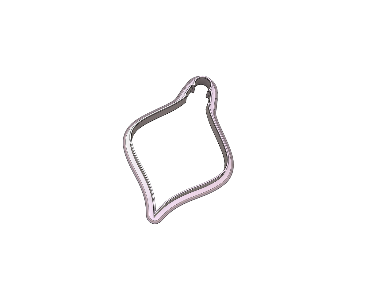 DIGITAL STL Download For Ornament 2 Cookie Cutter