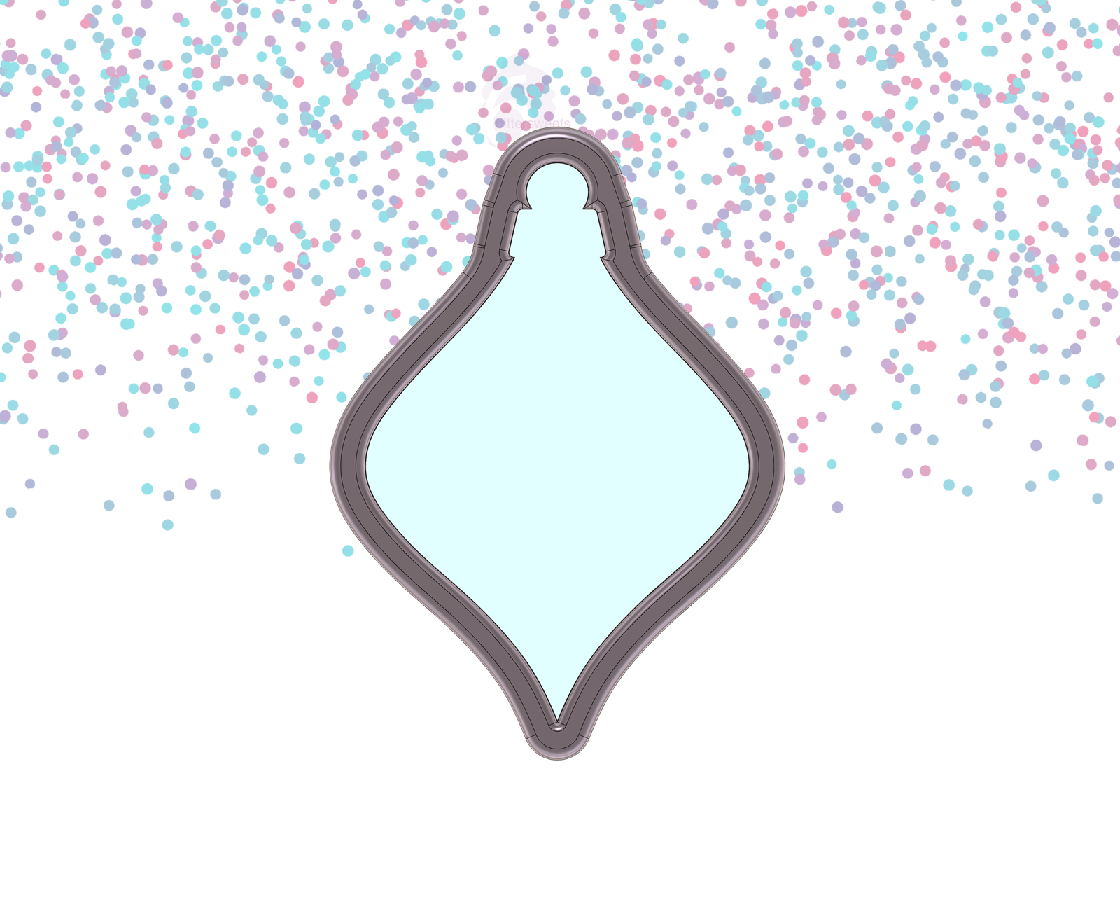 DIGITAL STL Download For Ornament 2 Cookie Cutter