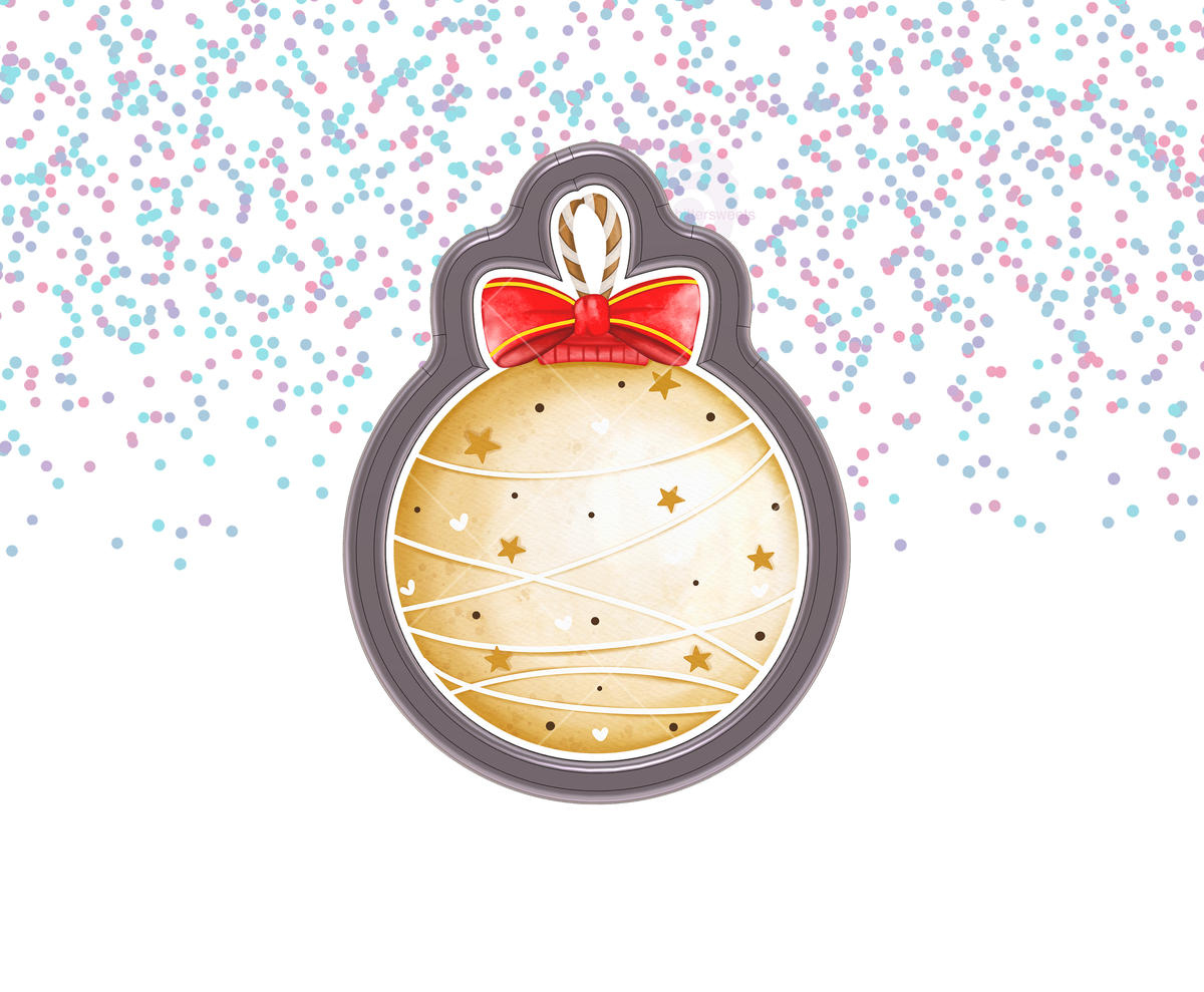 Ornament With Bow 1 Cookie Cutter