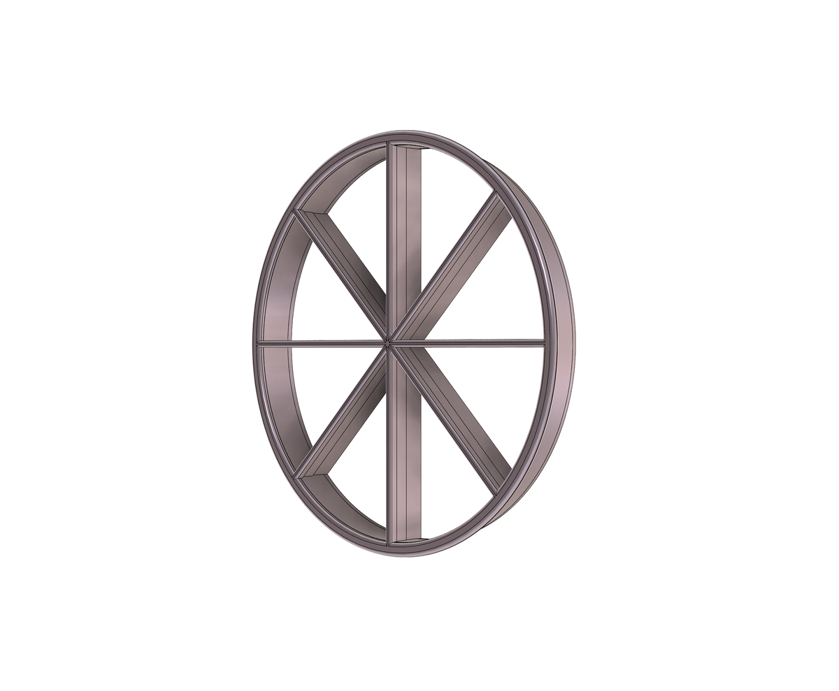 8-in-1 Pie / Pizza Slice 1 Cookie Cutter