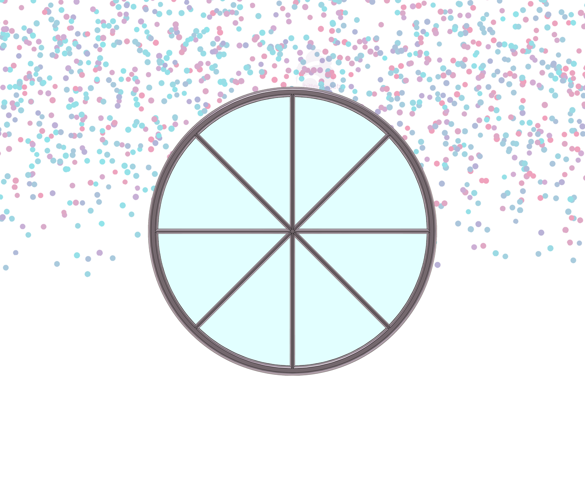 8-in-1 Pie / Pizza Slice 1 Cookie Cutter