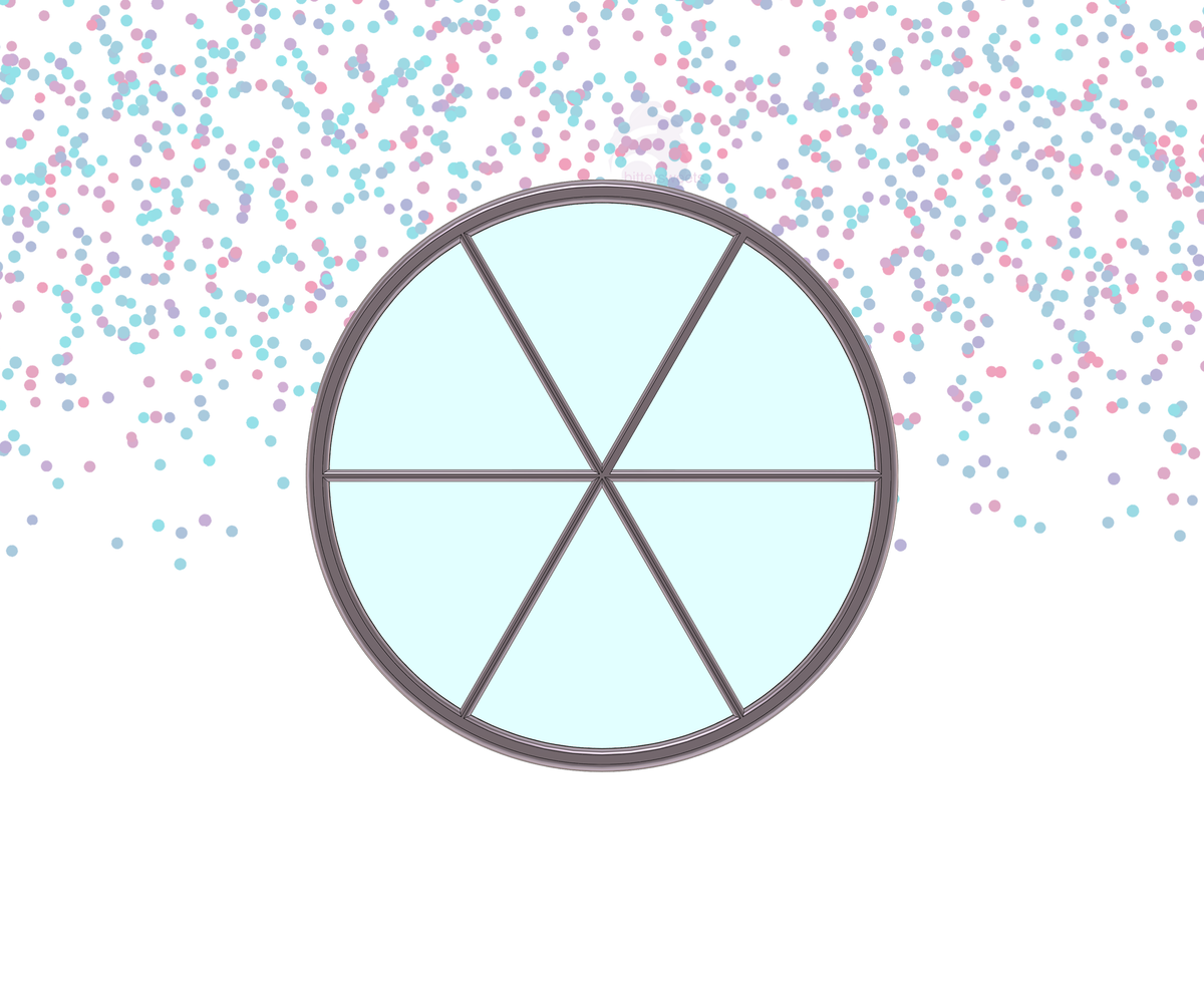 6-in-1 Pie / Pizza Slice 2 Cookie Cutter