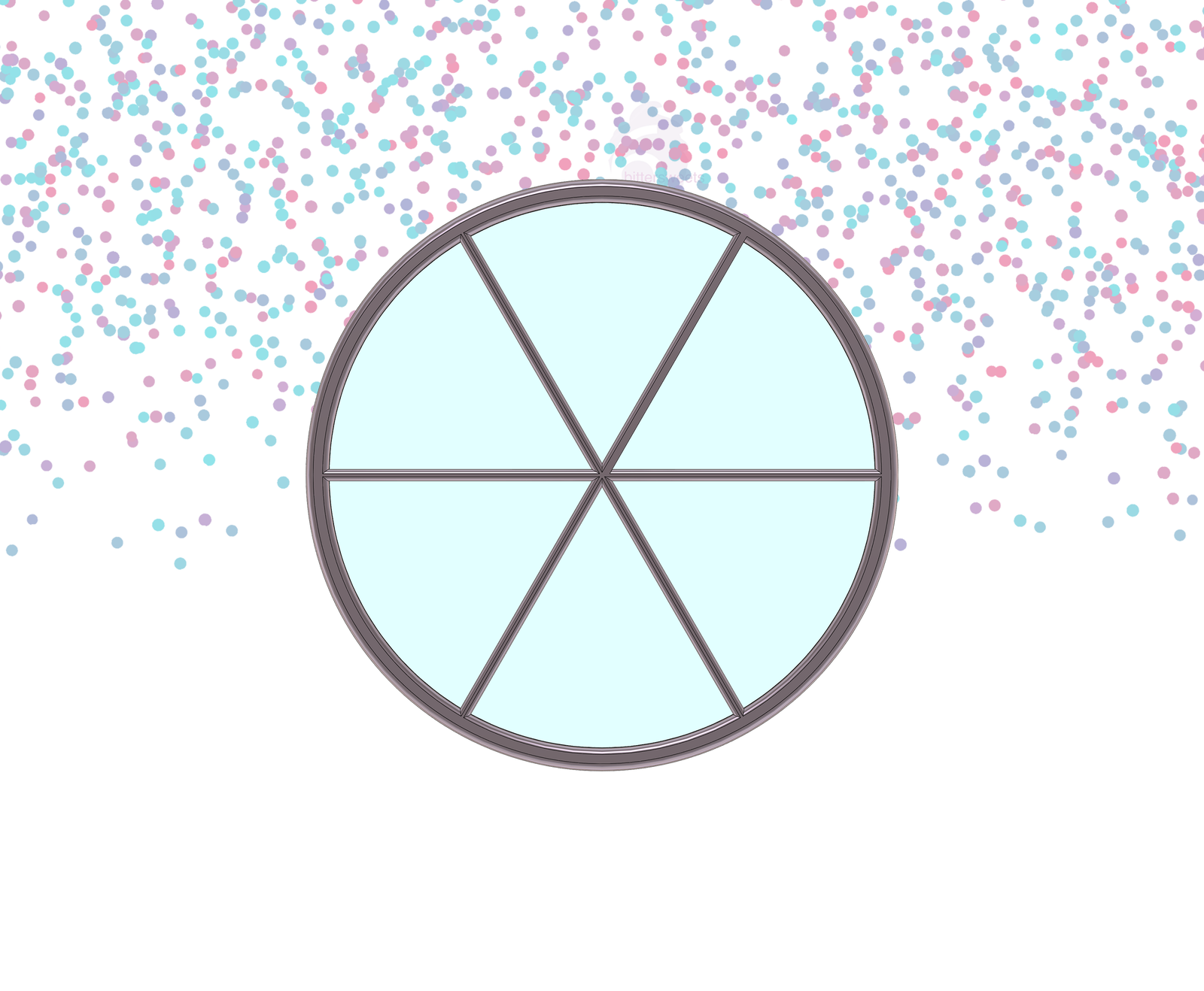 6-in-1 Pie / Pizza Slice 2 Cookie Cutter