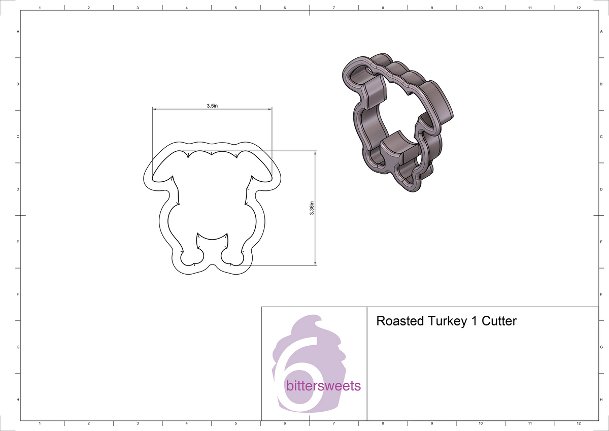 Roasted Turkey 1 Cookie Cutter