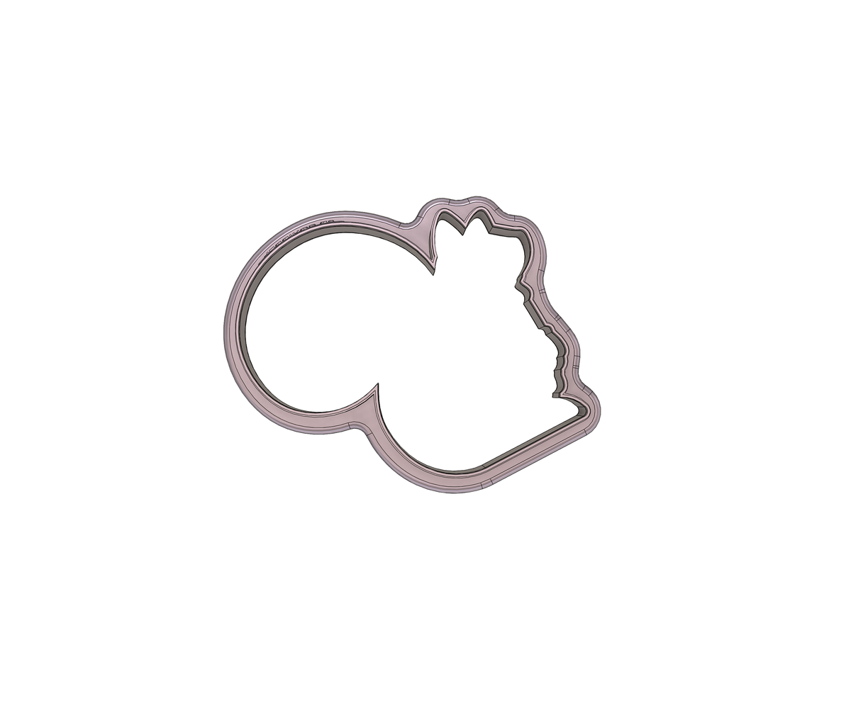 DIGITAL STL Download For Squirrel In Sweater Cookie Cutter