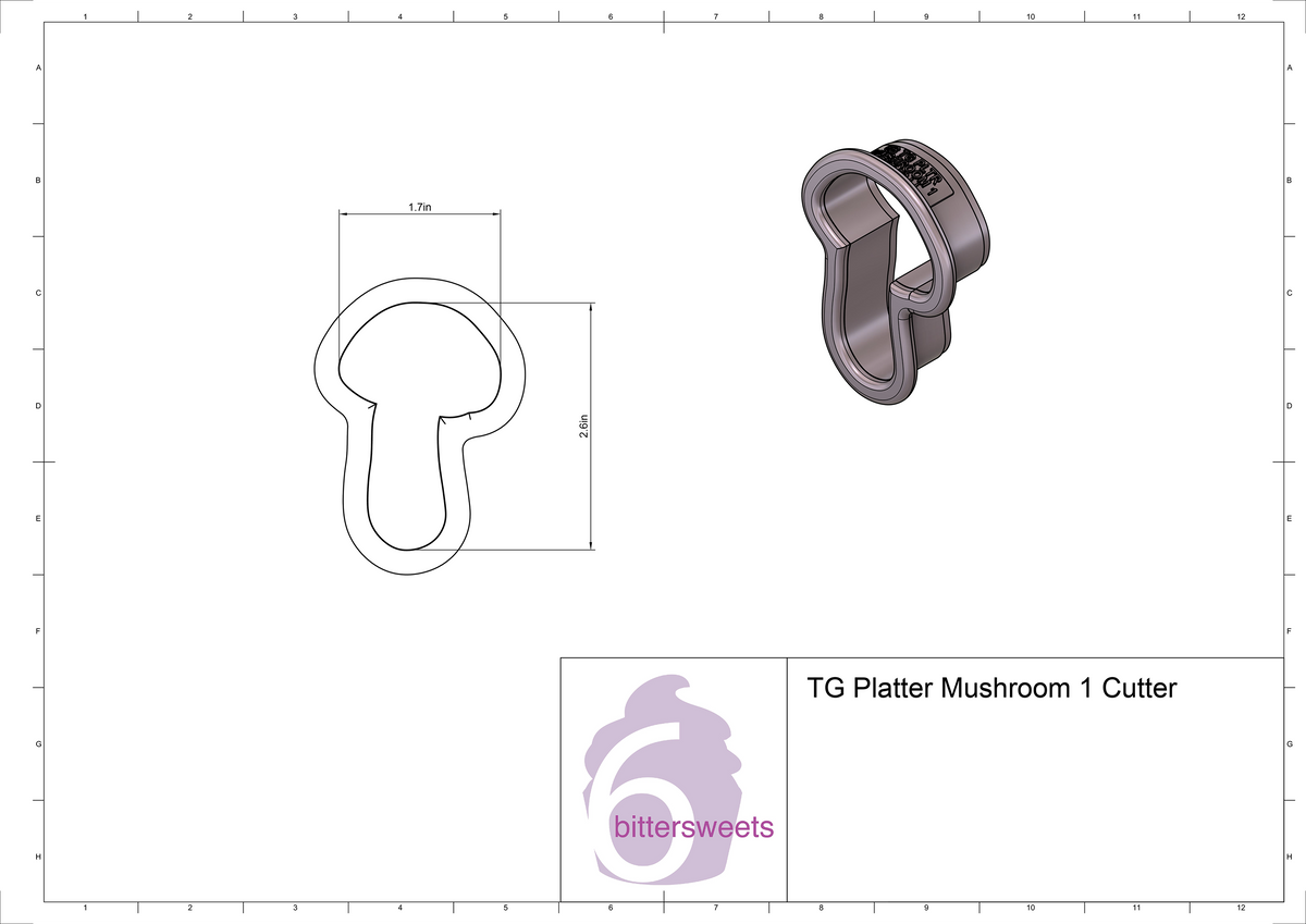 Thanksgiving Platter 1 Cookie Cutter Set