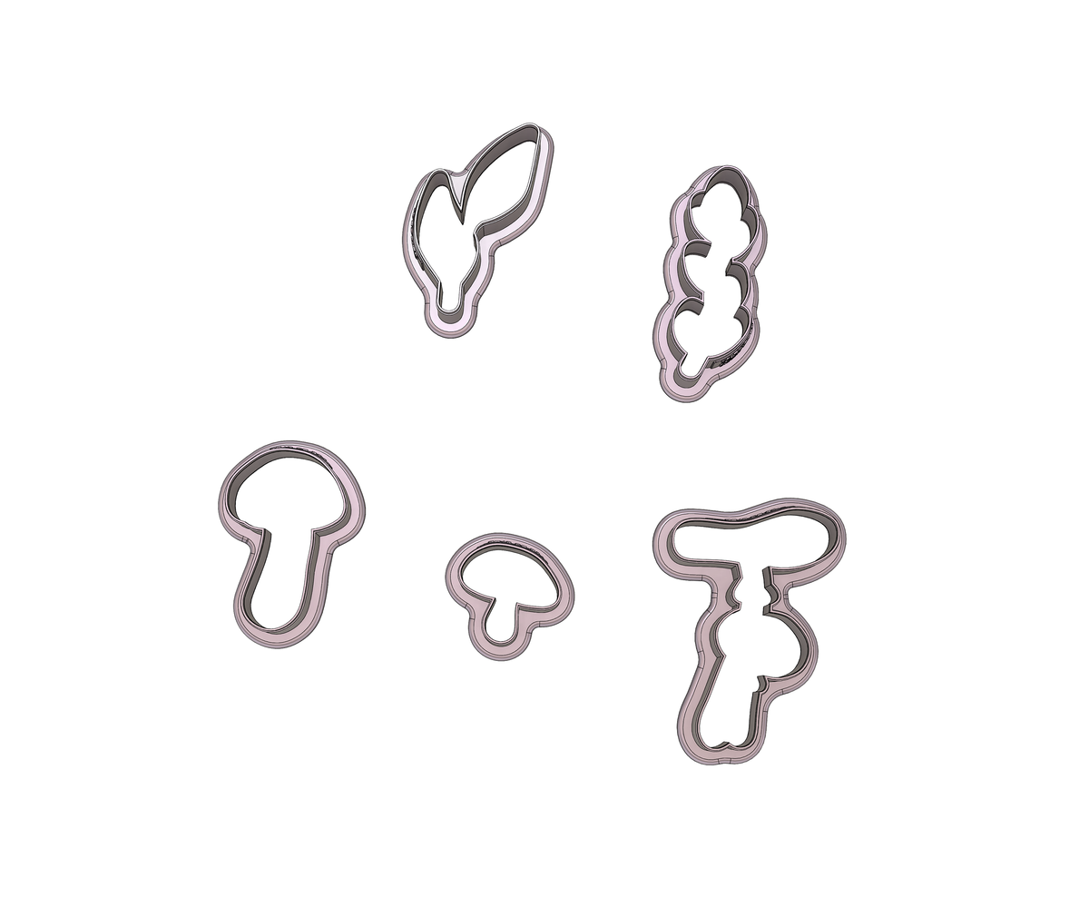 DIGITAL STL Download For Thanksgiving Platter 1 Cookie Cutter Set