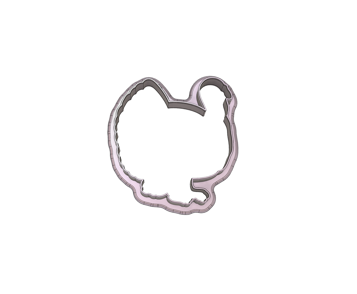 DIGITAL STL Download For Turkey 1 Cookie Cutter