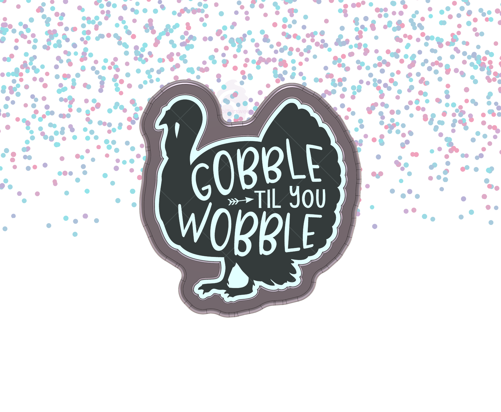 DIGITAL STL Download For Turkey 1 Cookie Cutter