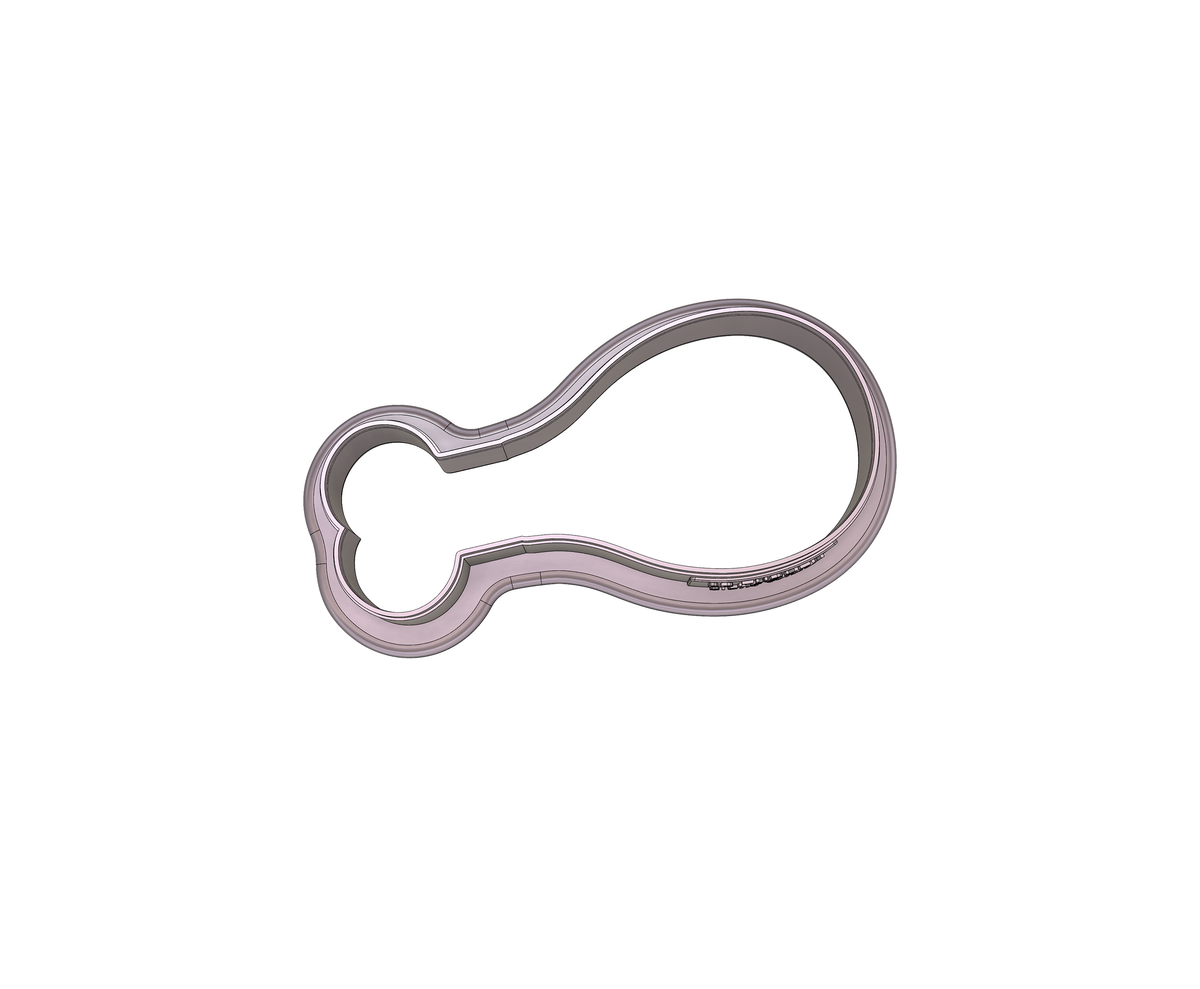 DIGITAL STL Download For Turkey Leg 1 Cookie Cutter