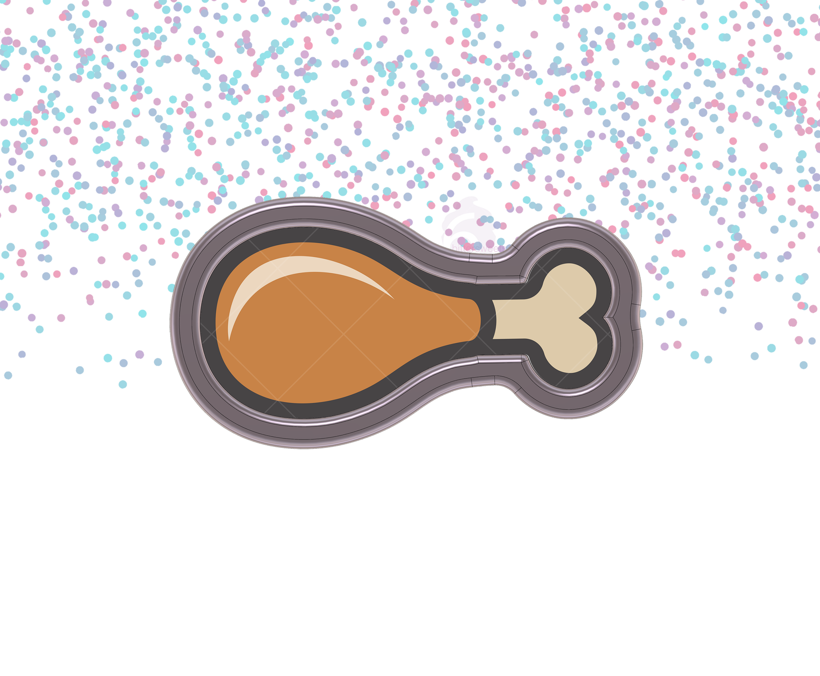 Turkey Leg 1 Cookie Cutter