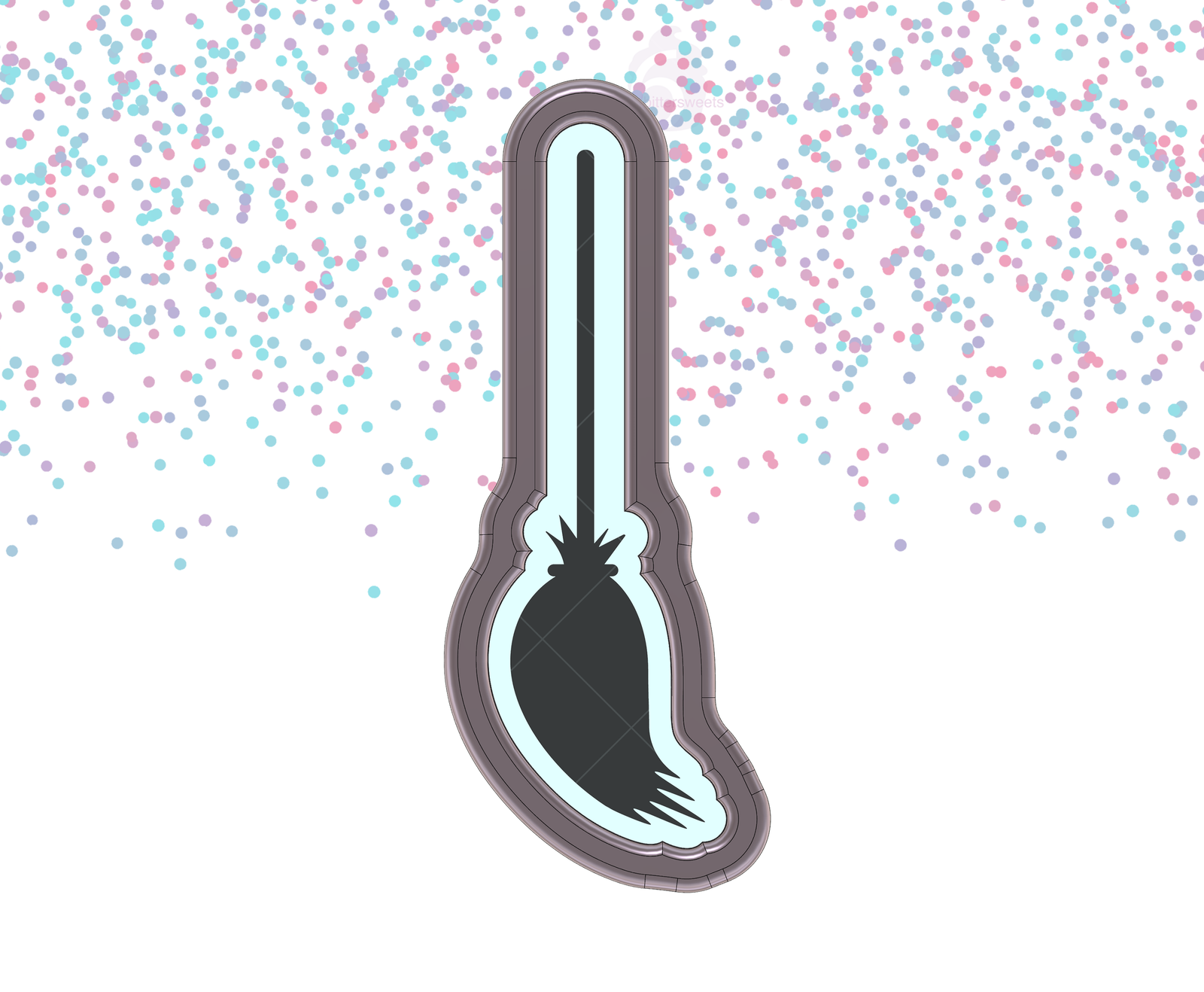 Witch's Broom 1 Cookie Cutter