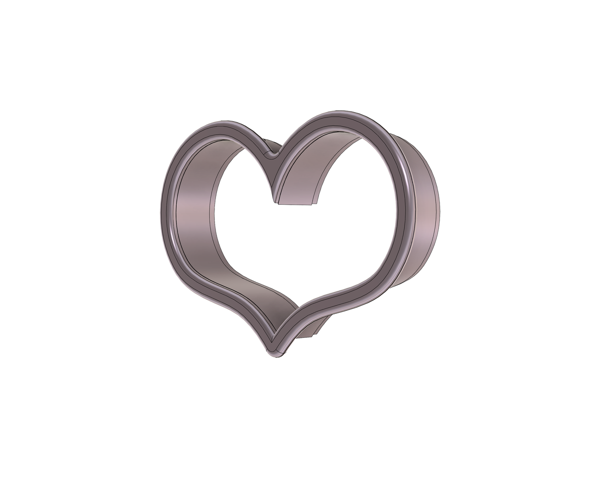 Wide Heart Cookie Cutter