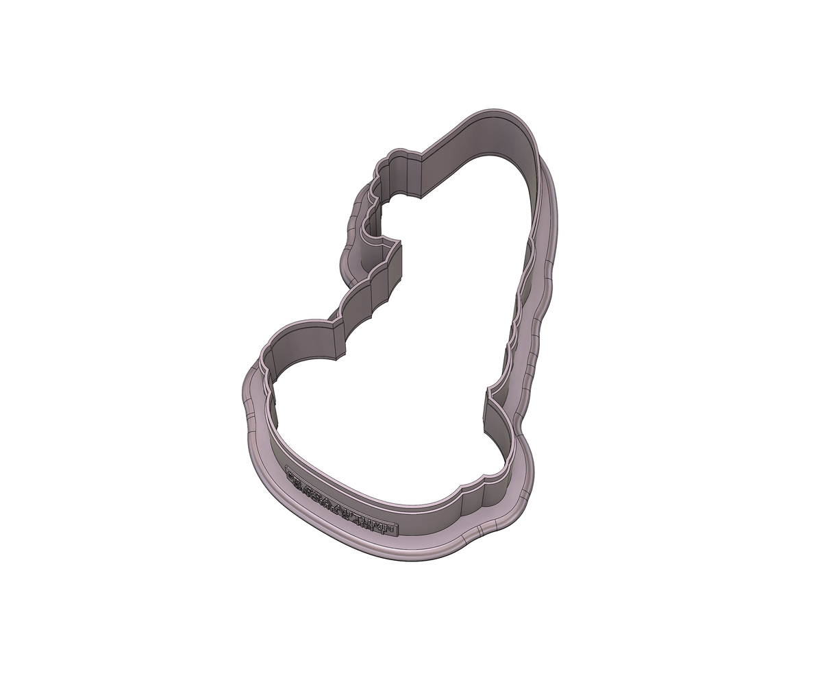 DIGITAL STL Download For Autumn Gnome 2 Cookie Cutter