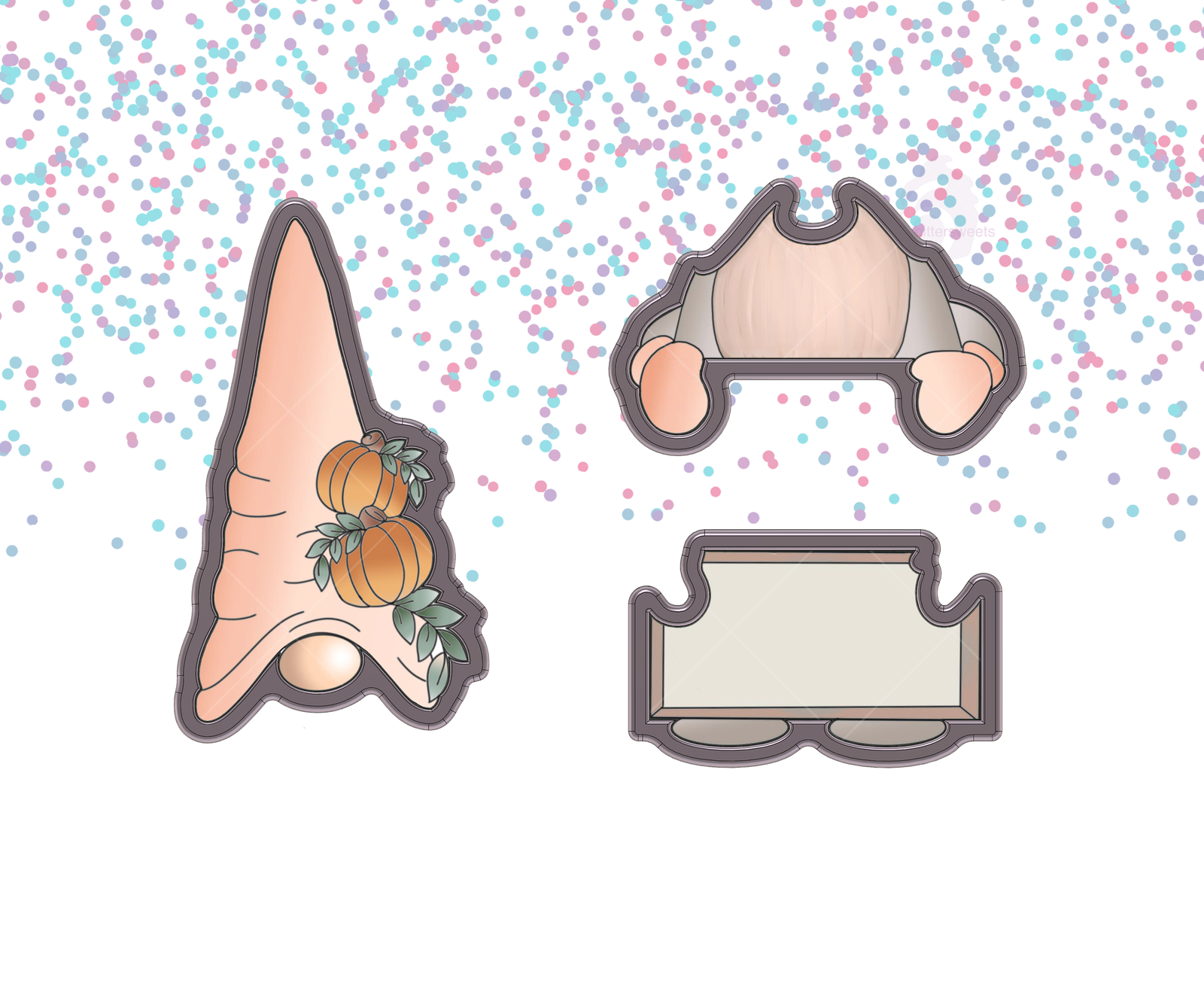 Autumn Gnome With Sign 1 Cookie Cutter Box Set