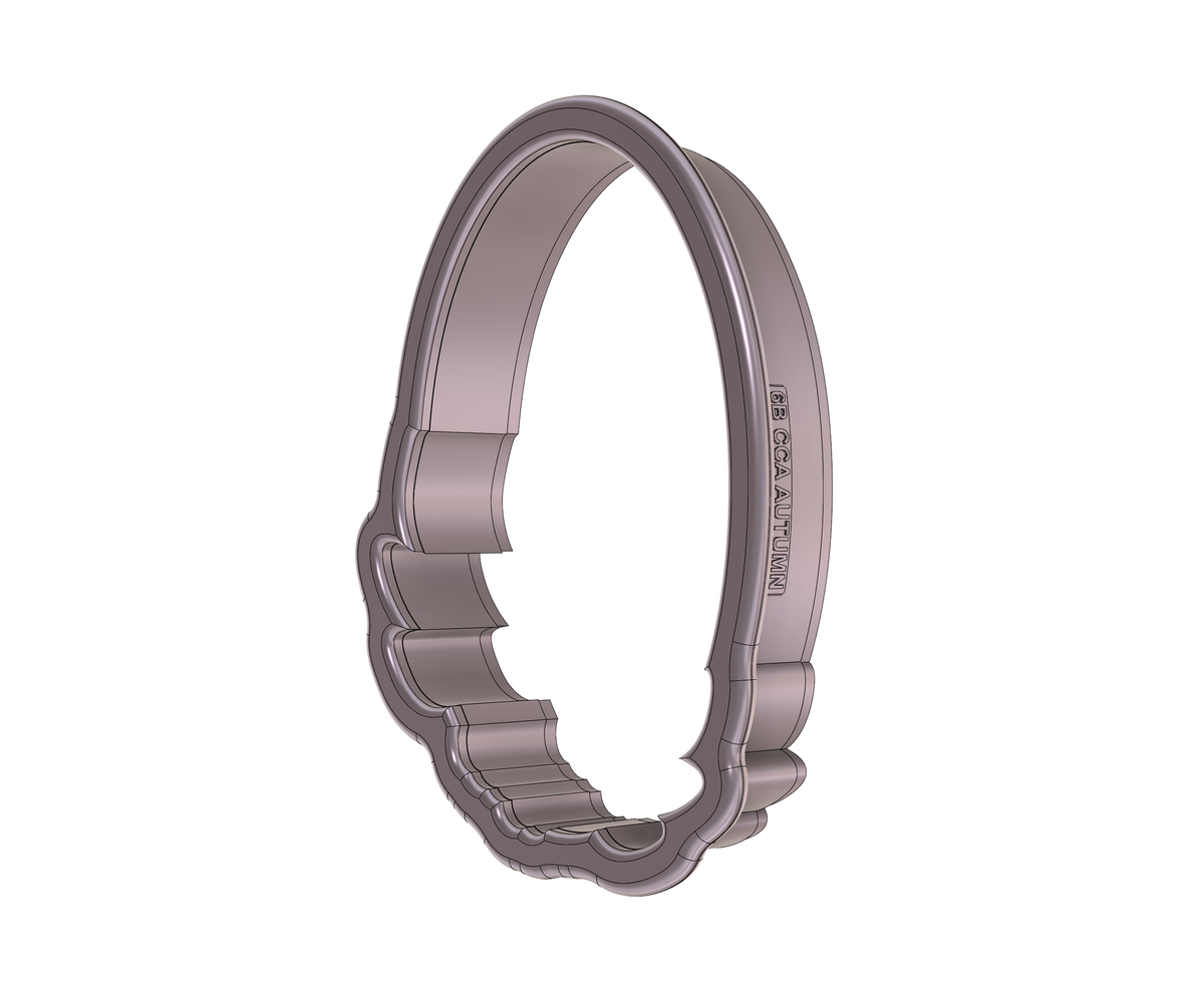 DIGITAL STL Download For Autumn Oval Plaque 1 Cookie Cutter